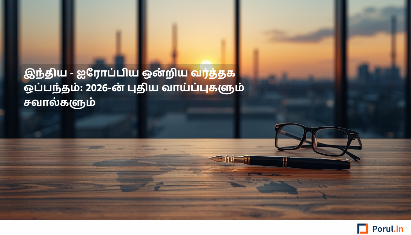 India-EU Free Trade Agreement 2026 - A detailed analysis for Tamil Nadu MSMEs